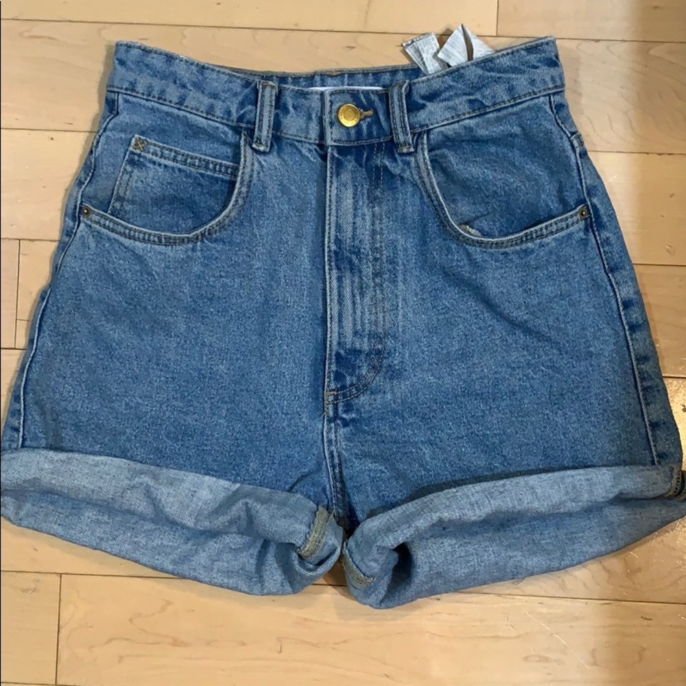Zara high waisted mom short